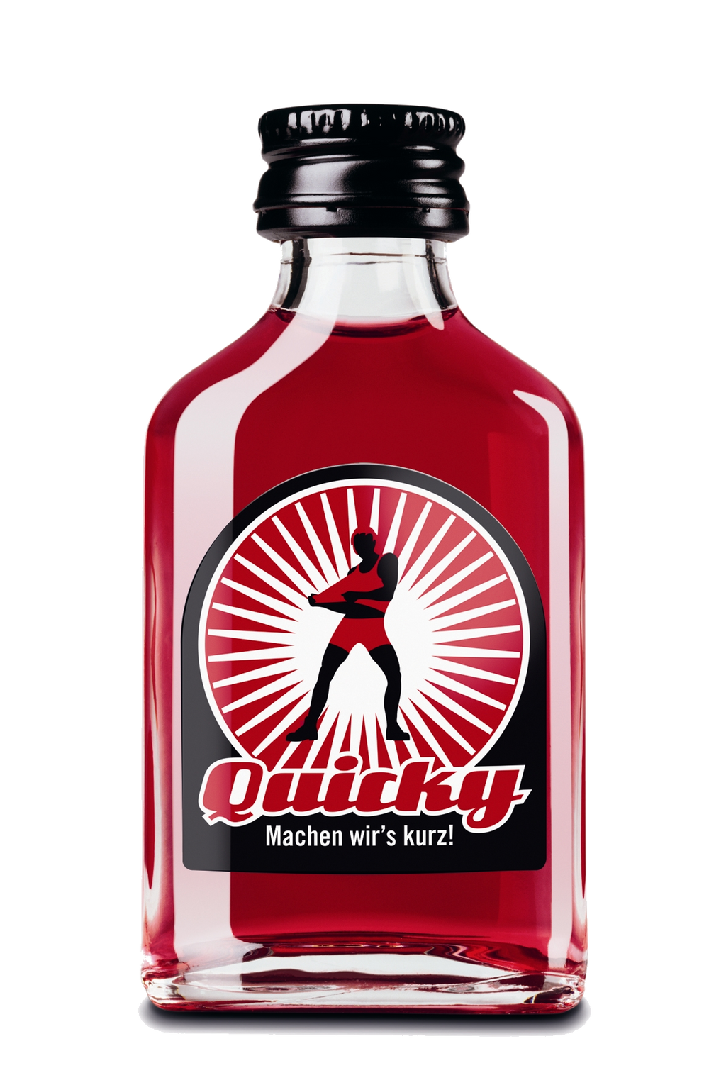 QUICKY red | 0,02l Glas, Frucht-Likör