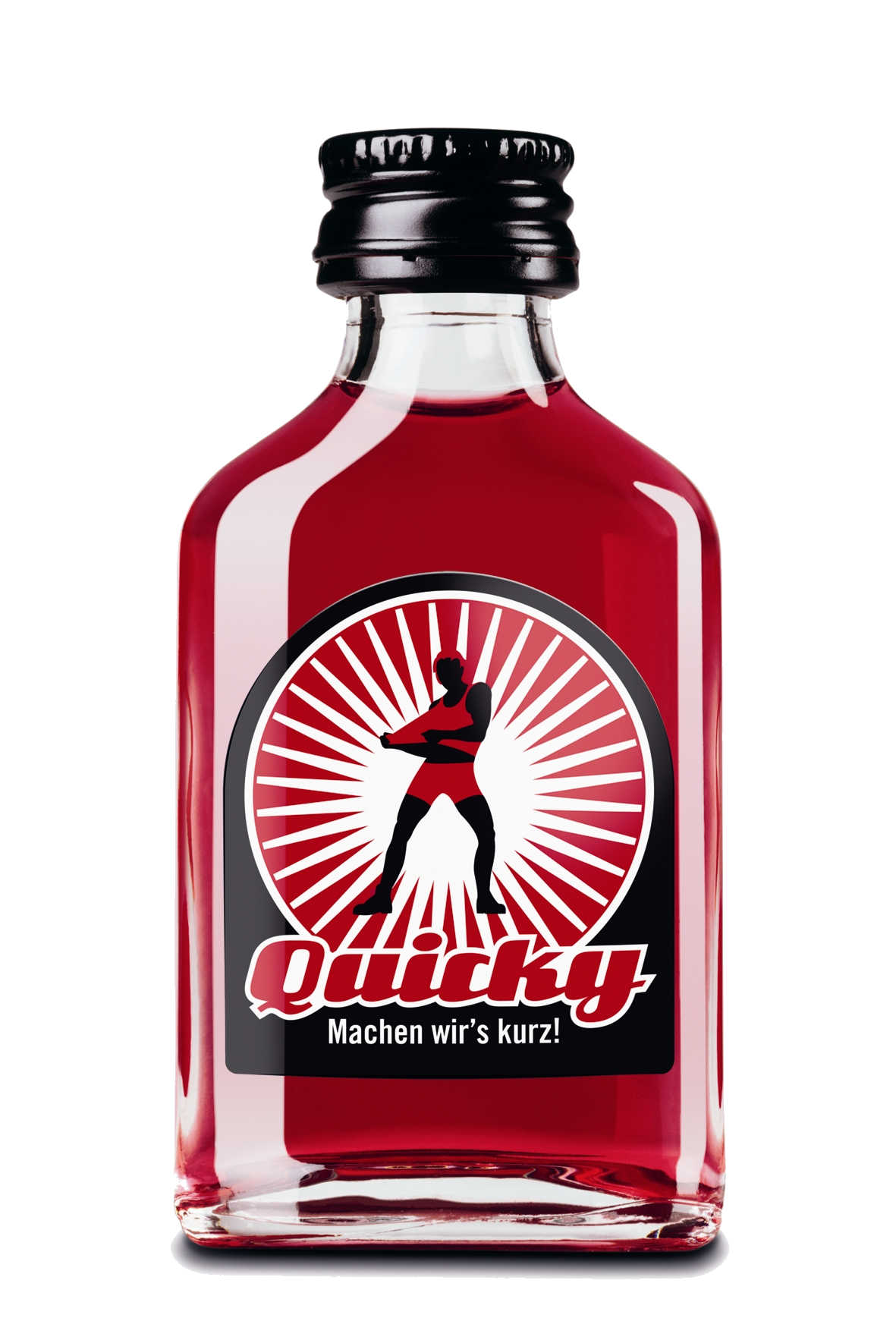 QUICKY red | 0,02l Glas, Frucht-Likör