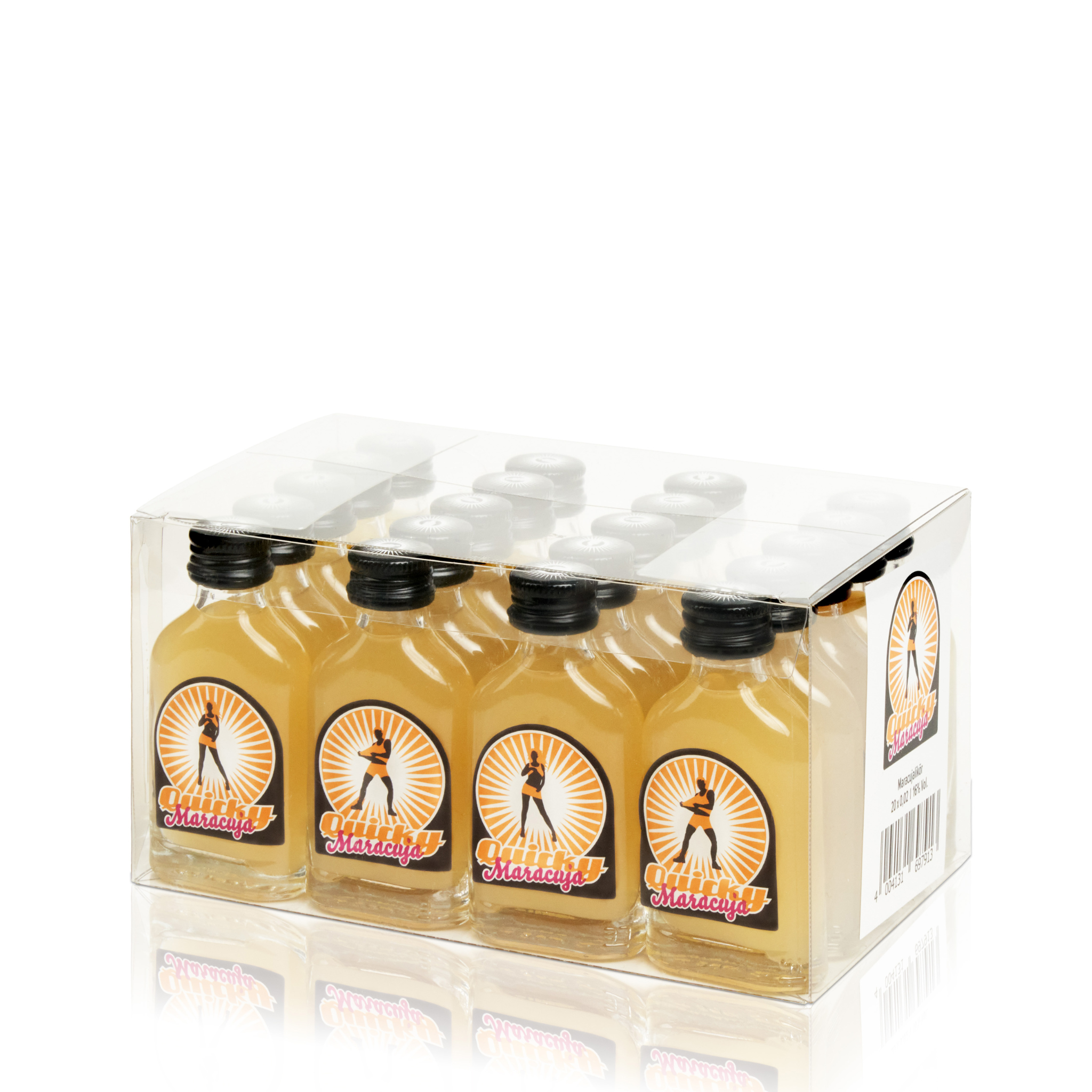 QUICKY Maracuja |  0,02l Glas, Maracuja-Likör