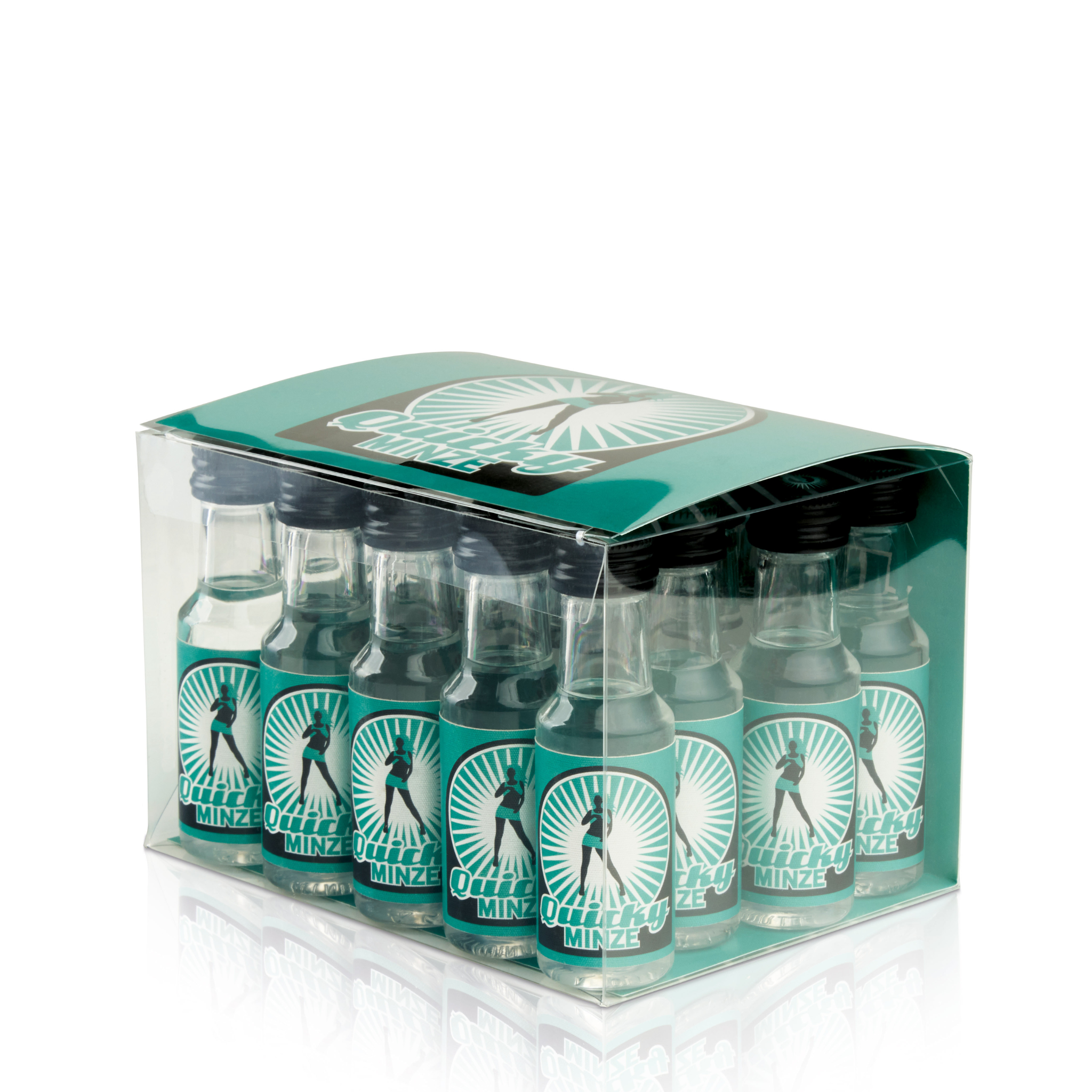 QUICKY Minze | 0,02l PET, Minz-Likör