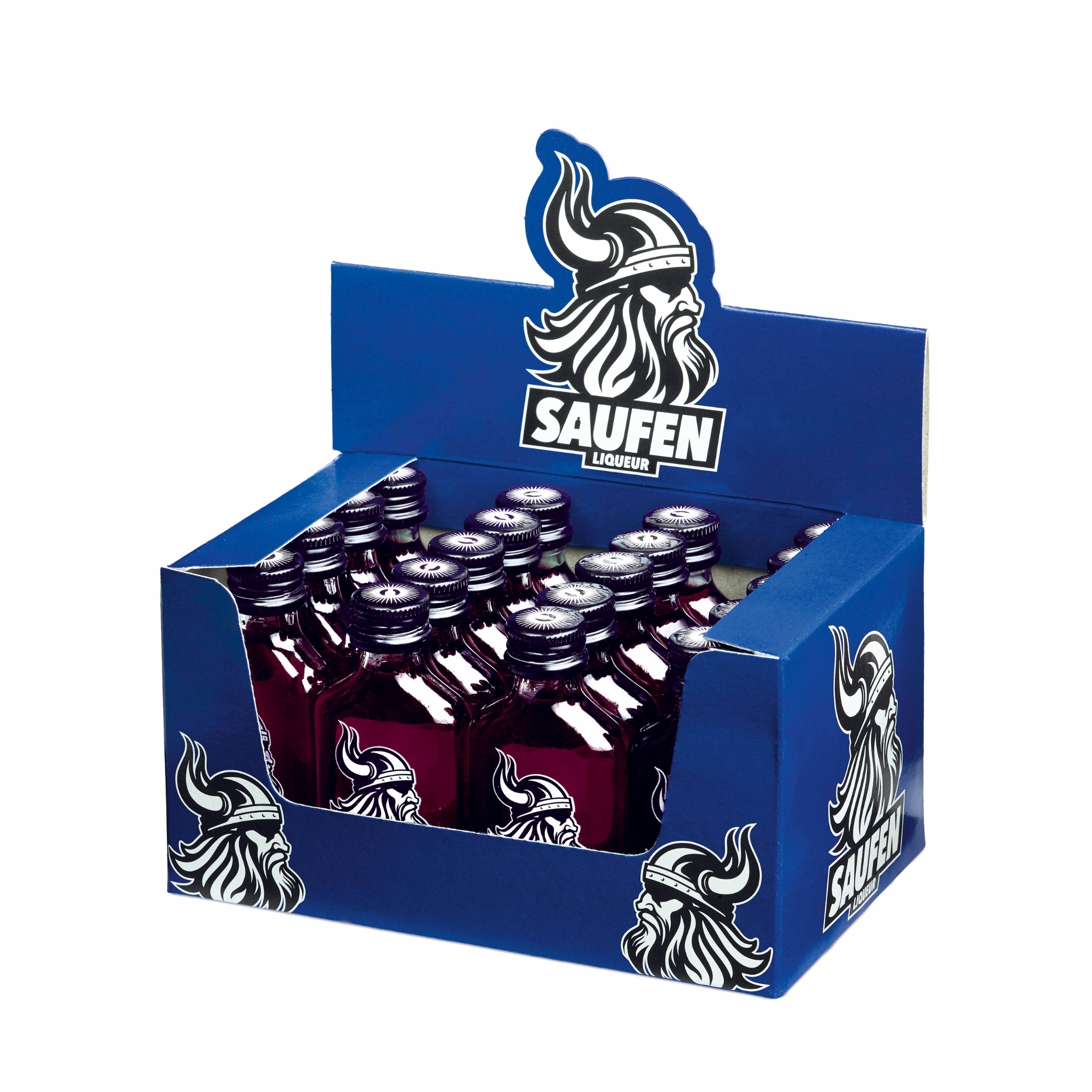 SAUFEN | 0,02l Glas, Blaubeer-Likör