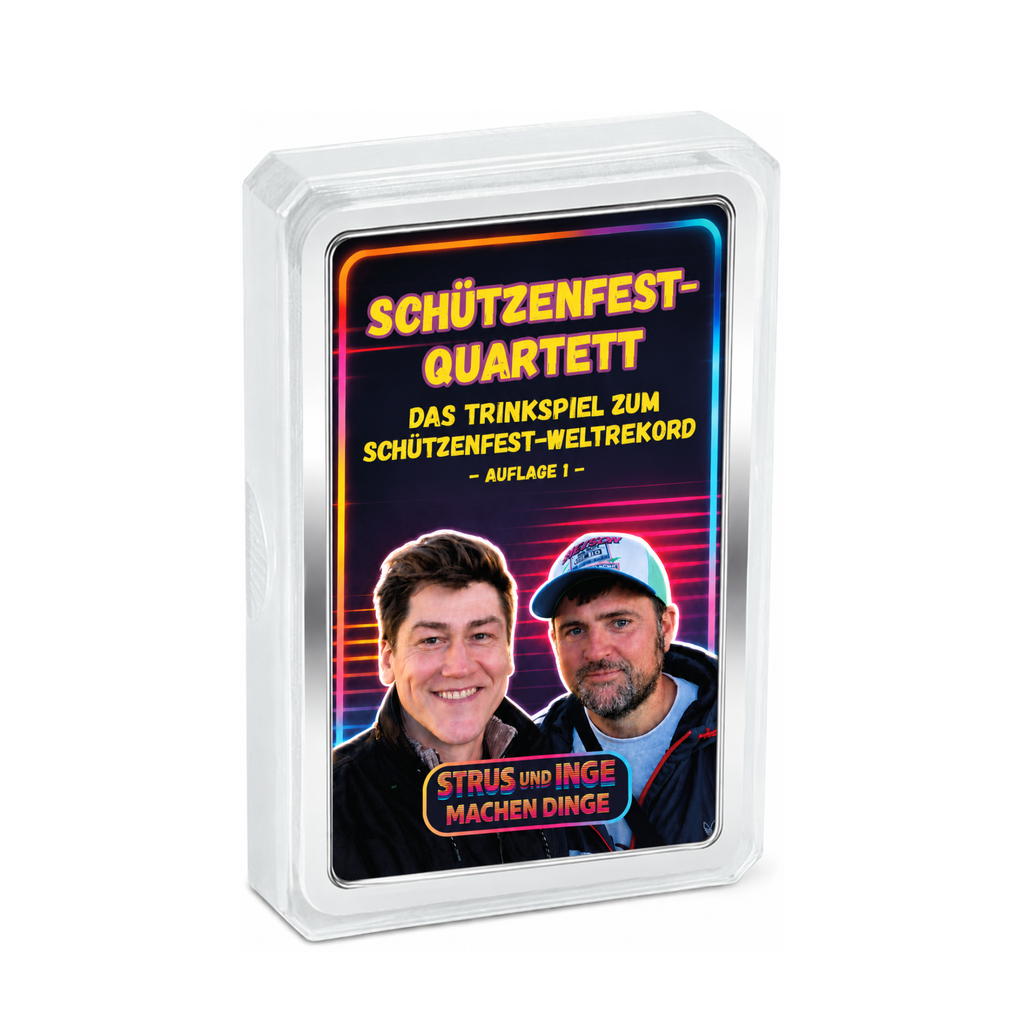 STRUS und INGE Schützenfest Quartett + 2 Gratis QUICKY